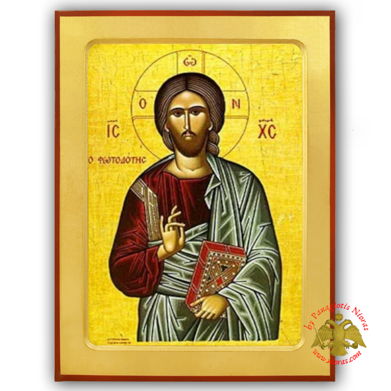 The Light-Giver Wooden Icon